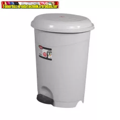 Szemetes kuka pedálos műanyag 50 literes szürke UP130