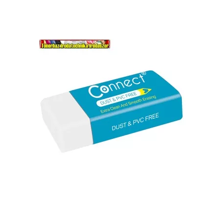 Radír CONNECT fehér (39x17x12mm)