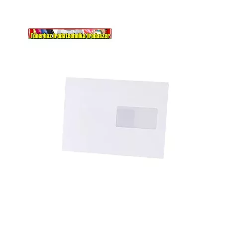 LC/5 szilikonos jobb ablakos 45x90mm boríték 500db/doboz 162x229mm (LC5) 