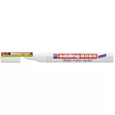 EDDING 8050 Gumijelölő marker, 2-4 mm, kúpos, fehér