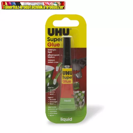 U36700 - UHU Super Glue pillanatragasztó 3g liquid