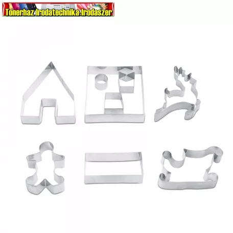 55990C  Sütikiszúró forma - 3D mézeskalács házikó