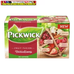   PickwickVariációk PIROS Gyümölcstea 20x2 g ( meggy, vörösáfonya, alma, eper és málna)