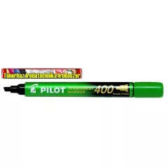   PILOT Permanent Marker 400 alkoholos vágott hegyű  filc (1,5-4mm) zöld