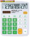 Antilop A-2114C 14 digit asztali számológép zöld