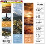 Naptár könyvjelző pd 5x21 cm 2026 - Természet -