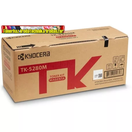 KYOCERA TK-5280M EREDETI TONER MAGENTA 11.000 OLDAL KAPACITÁS (TK5280)