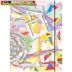 Gumis mappa karton pd A/4 Illusions vegyes