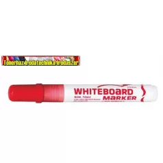 FLEXOFFICE WB02 Táblamarker, 2,5 mm, kúpos,piros