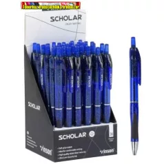   Vinson V5  Scholar  olajzselés golyóstoll nyomógombos gumírozott fogó, írásszín kék 