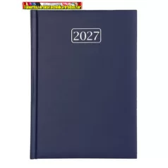   VICTORIA OFFICE Chrono határidőnapló, naptár, tervező, A5, napi,  sötétkék (2027 évi) (agenda)