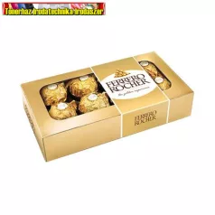   Ferrero rocher 100g Tejcsokoládéval és mogyoródarabkákkal borított ropogós ostya (8szemes)