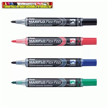 Pentel Maxiflo Flex Feel Táblamarker 1-5mm, hajlékony hegyű   (táblafilc) különböző színben