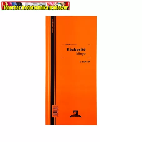 Nyomtatvány, Kézbesítő könyv 100lap,os 130x297mm, C.5230-29 PÁTRIA