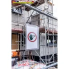 Információs tasak, vízálló, kábelkötegelővel rögzíthető, A4, DURABLE