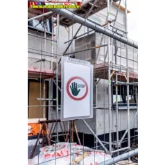   Információs tasak, vízálló, kábelkötegelővel rögzíthető, A4, DURABLE