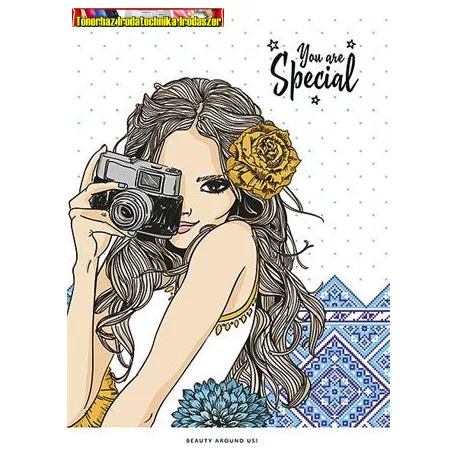 Füzet, tűzött, A5, kockás, 80 lap, SHKOLYARYK, You are special, vegyes (27-80)(27-32)