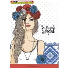 Füzet, tűzött, A5, kockás, 80 lap, SHKOLYARYK, You are special, vegyes (27-80)(27-32)