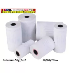   Victoria Thermo tekercs Prémium 55gr /m2 80mmx75fmx12mm hőpapír BPA mentes (thermo szalag) 30db/dob(80/80,80x80) 