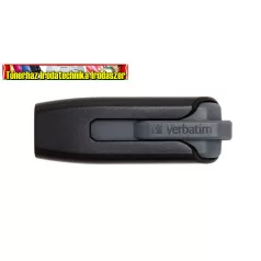   VERBATIM V3 Pendrive, 16GB, USB 3.2, 60/12 MB/s, fekete-szürke