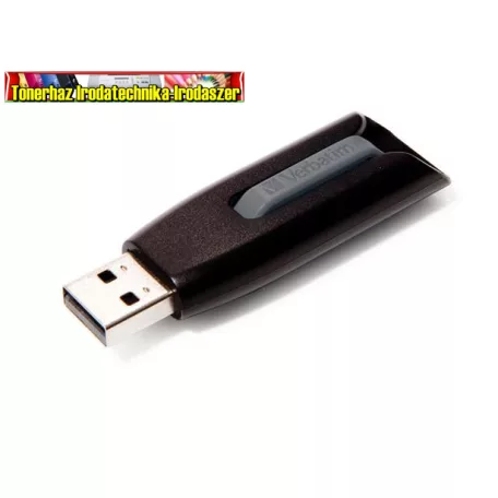 VERBATIM V3 Pendrive, 16GB, USB 3.2, 60/12 MB/s, fekete-szürke