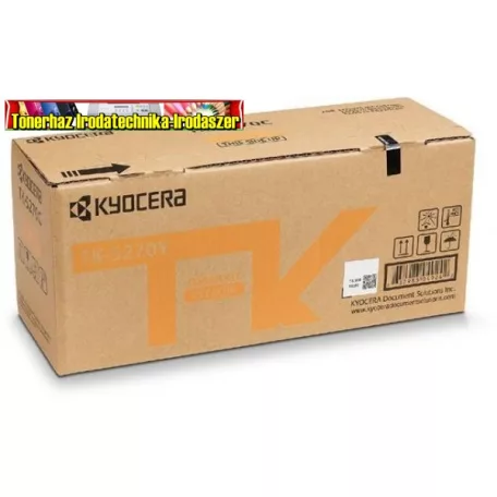KYOCERA TK-5270 EREDETI TONER YELLOW 6.000 OLDAL KAPACITÁS (TK5270)