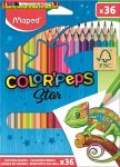   Maped COLOR PEPS STAR háromszögletű, színes ceruza, 36 db/doboz 832017