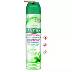   Sanytol fertőtlenítő légfrissítő aerosol, menta illat - 300 ml