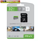 PNY 32GB microSDXC Elite Class 10 UHS-I + adapterrel( P-SDU32GU185GW-GE, memória kártya)
