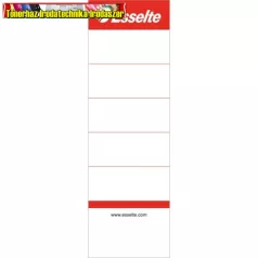   ESSELTE Cserecímke, iratrendezőhöz, kétoldalas, 50x158 mm,  fehér  DB-ÁR (810801)