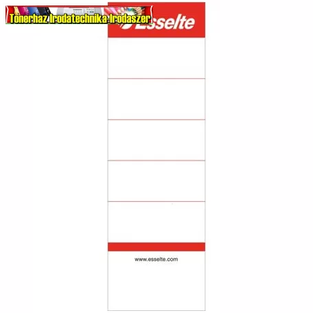 ESSELTE Cserecímke, iratrendezőhöz, kétoldalas, 50x158 mm,  fehér  DB-ÁR (810801)