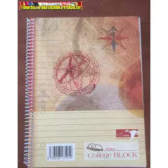   Spirálfüzet A5 vonalas , perforált, lyukasztott, 70 lap NoteBook