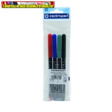  Centropen 2536 Alkoholos marker készlet, 1mm, kerek hegyű, 4 klf. szín ( 2536/4 )