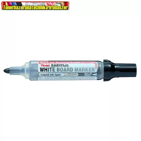 PENTEL EASYFLO Táblamarker 2mm, kerek, utántölthető  fekete