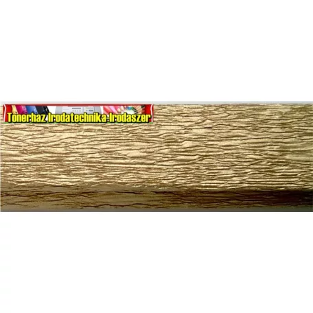 Krepp papír 50x200 cm arany