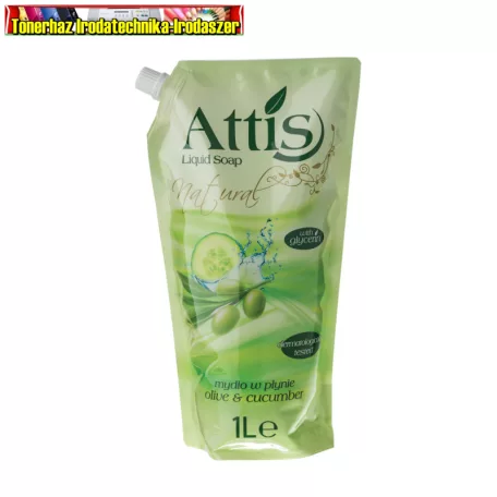 Attis folyékony szappan utántöltő 1l Olive&Cucumber