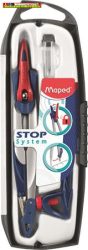 MAPED Stop System Körző készlet, rögzíthető lábakkal, 3 darabos, 