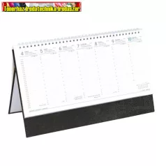Naptár, asztali, álló , TOPTIMER, fekete T051