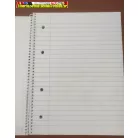 Spirálfüzet A5 vonalas , perforált, lyukasztott, 70 lap NoteBook