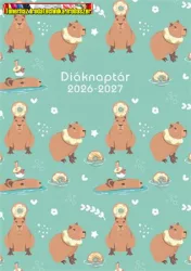 Diáknaptár, 2026/2027 tanév, B6, heti, TOPTIMER Capibara  (diák zsebkönyv)