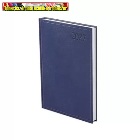 TOPTIMER Traditional Határidőnapló , Agenda , B6, napi,  kék 2027