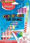    MAPED Color'Peps Duo, filctoll készlet, kimosható, 20 különböző szín
