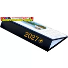 Naptár, asztali, fekvő,  CSÍZIÓ, Öko, fekete (2027 évi)