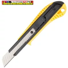   Deli Tools EDL003 SK5 sniccer kés 18mm (sárga) (barkácskés, snitzer)