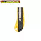 Deli Tools EDL003 SK5 sniccer kés 18mm (sárga) (barkácskés, snitzer)