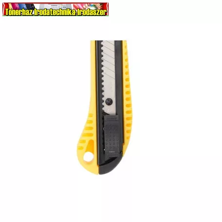 Deli Tools EDL003 SK5 sniccer kés 18mm (sárga) (barkácskés, snitzer)