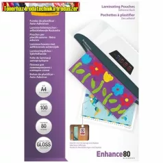   Fellowes Lamináló fólia  A/4 80mic öntapadós 100lap/dob 5302202