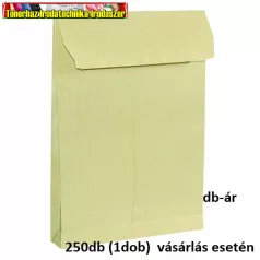   TB/4 redős talpas szilikonos tasak,barna erősített (gascofil ) (50 mm talp) 250db/dob (250x353x50mm) (TB4) DB-ÁR (250DB VÁSÁRLÁS ESETÉN)