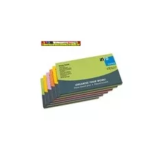   Öntapadós jegyzettömb Info Notes 125x75 mm 100 lapos élénk vegyes színek Spring 5855-76