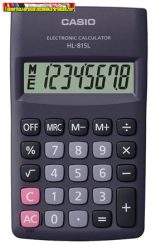 CASIO HL-815L Zsebszámológép, 8 számjegy, 